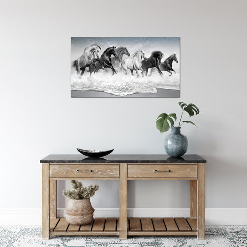 Wandbilder Wohnzimmer XXL Pferde Moderne Bilder Tiere